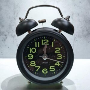 Classic Twin Bell Alarm Clock for Heavy Sleepers Adults