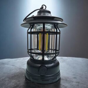 Handheld LED Camping Lamp Vintage Portable Lantern